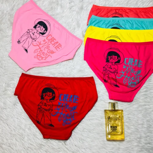 شورت زنانه  نخی پشت چاپ دخترک سایزXLکد۱۰۱۱۶۰🌺 بسته 12 تایی