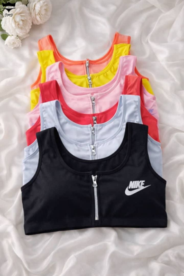 نیمتنه اسپرت کاپدار زیپدار  فری سایزکد۲۰۲۰۴۶🌺 بسته 6 تایی