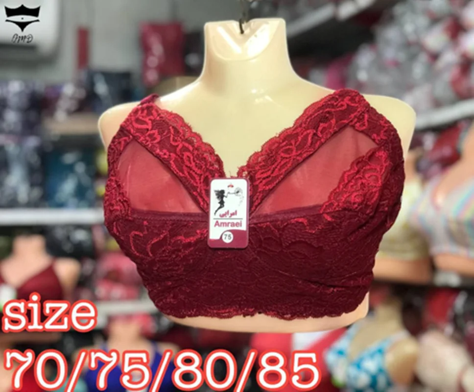 سوتین دانتل دالبری کش باریک ۷۰_۸۵کد202315🌺 بسته 12 تایی
