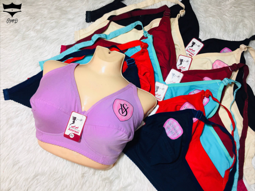 سوتین سوپر نخ اعلاء زنانه۷۵تا۹۰ ساده VSویکتوریا کد ۲۰۲۵۰۷ 🌺 بسته 12 تایی