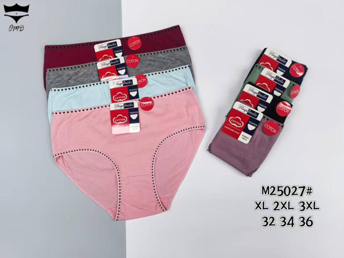 شورت نخی  کتان ساده نوار و‌کش طرح دار کدM25027 سه سایز درجین کد ۱۰۱۱۵۳👙 بسته 12 تایی