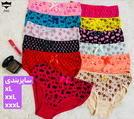 شورت زنانه سوپر نخ کش پهن خرگوش ۱۲ رنگ در جین کد۱۰۱۲۱۱🌺 بسته 12 تایی سایز 3XL