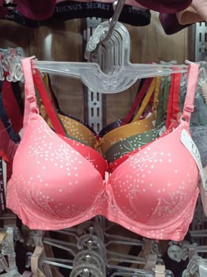 سوتین جکدار دبل جک، طرح دار شکوفه کاپ B کد۲۰۲۵۷۴👙بسته 6 تایی