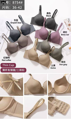 سوتین اسفنجی  فنردار کبریتی کد۸۷۵۴خرید ۲۰۲۴۹۱👙 بسته 6 تایی