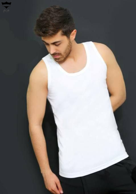 زیر پوش مردانه رکابی سفید کد۱۰۱۶۱۱🌺 بسته 6 تایی سایز 3XL