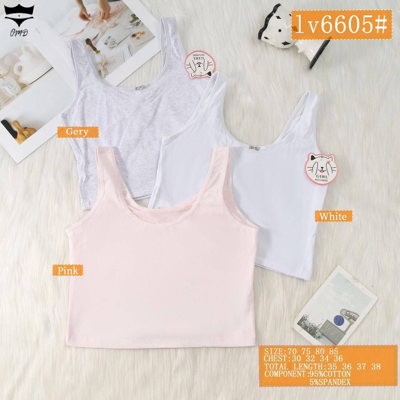 نیمتنه کراپ نخی ۴سایز در جین کدLV6605کد۲۰۲۰۸۱👙 بسته 6 تایی