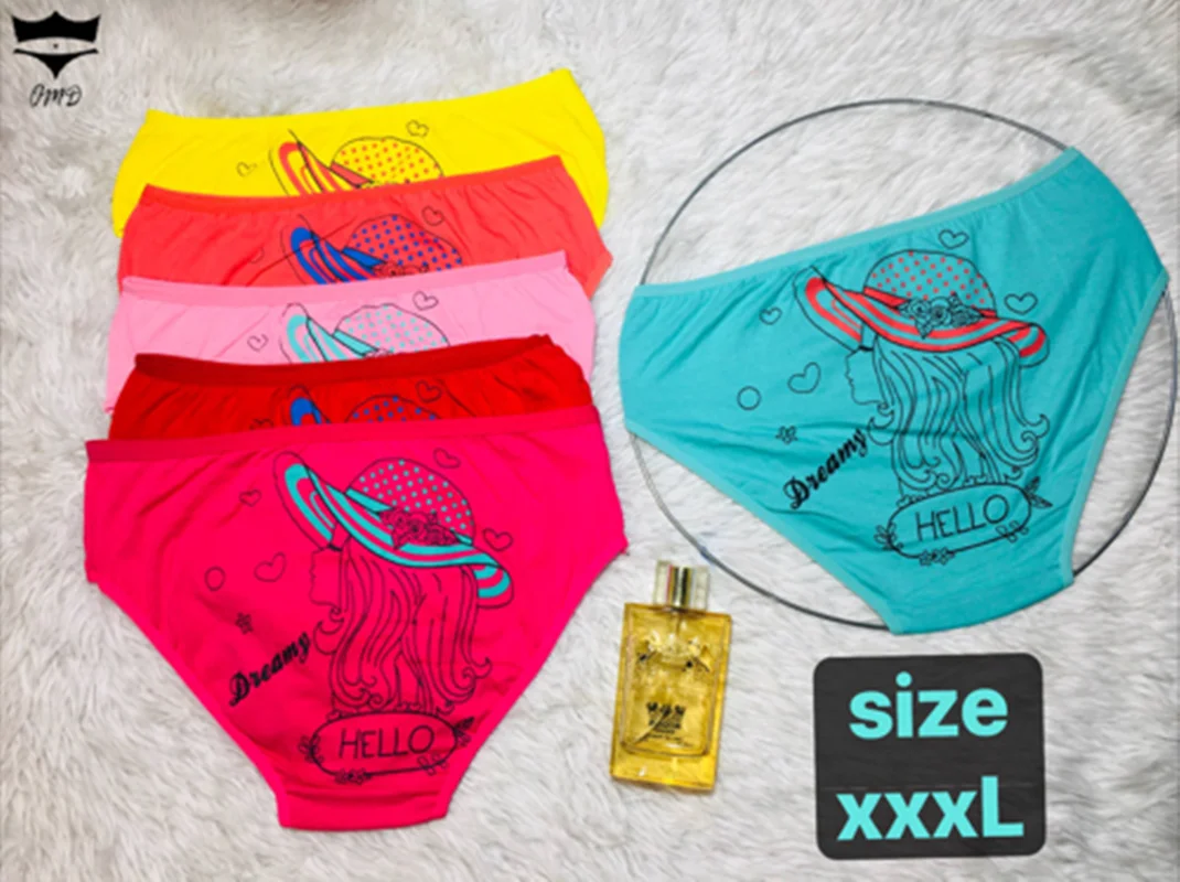 شورت زنانه نخی پشت چاپ کلاه سایز3XLکد۱۰۱۱۶۲🌺 بسته 12 تایی