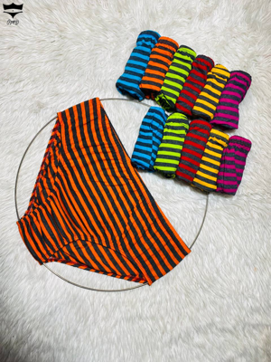 شورت لیفه‌ای زنانه راه راه3XLکد ۱۰۱۰۳۶🌺 بسته 12 تایی