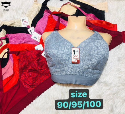 سوتین دانتل اعلاء رستمی کش پهن ستاره ۹۰تا۱۰۰ کد۲۰۲۳۰۶🌺 بسته 12 تایی