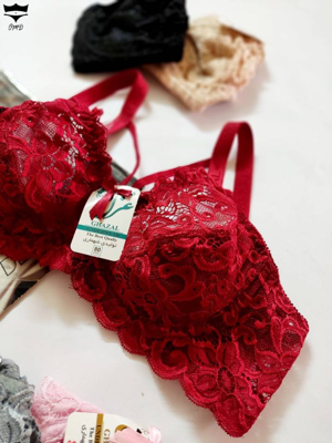 سوتین دانتل فنردار هارنسی زیر نخ سایز ۸۰تا۹۰ کد۲۰۲۴۱۳👙 بسته 6 تایی