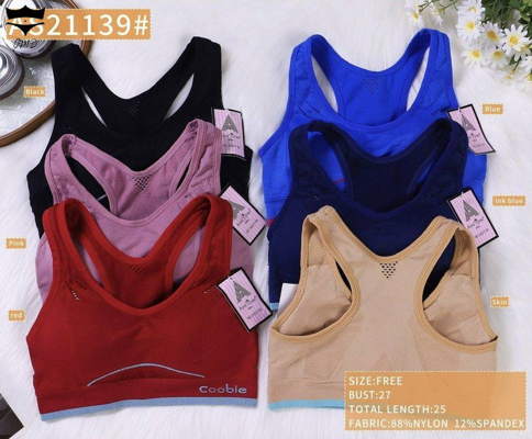 سوتین نیمتنه اسپرت اعلا  پشت قهرمانی زابدار کدAS21139کد۲۰۲۰۵۰👙 بسته 6 تایی