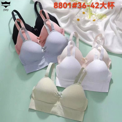 سوتین اسفنجی اروپایی زنانه ساده بدون فنر کاپ B کد8801کد۲۰۲۴۷۲👙 بسته 6 تایی