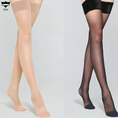 جوراب شیشه ای بالا زانو زنانه۱۶۱۶۰۳ 🌺بسته 6 تایی کرم