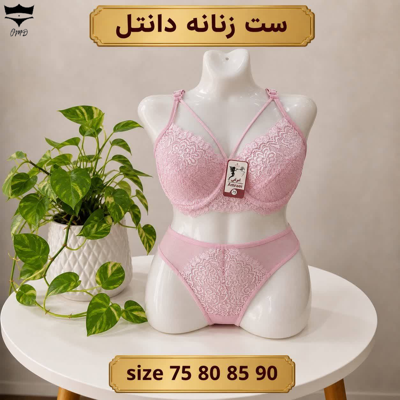 ست شورت سوتین فنردار هارنسی تمام دانتل  نانسی سایز ۷۵_۹۰ کد ۲۰۲۴۲۸🌺 بسته 4 تایی