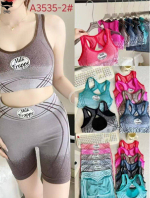 ست نیمتنه اسپرت ورزشی باشگاهی باسن دار پشت قهرمانی کد3535کد۵۰۵۰۱۸👙 بسته 6 تایی