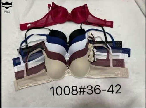 سوتین اسفنجی فنردار مجلسی کاپB کد1008 دستک نواری کد۲۰۲۵۲۵🌺 بسته 6 تایی