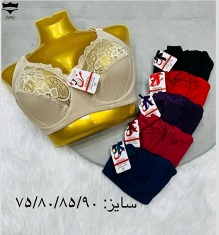 سوتین یاردی گنی فنردار بالاگیپور پروانه ای سایز ۷۵_۹۰ کد۲۰۲۳۸۲👙 بسته 12 تایی