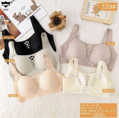 سوتین نیمتنه لیزری وسط زنبوری 4سایز در جین کد339کد۲۰۲۰۶۹👙 بسته 6 تایی