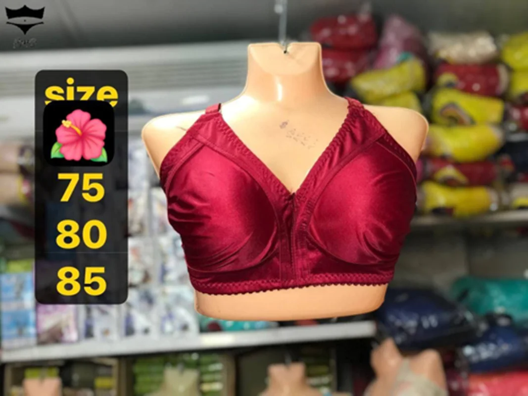 سوتین زنانه پرلون براق پرسی باریک ۷۵تا۸۵ کد۱۰۲۰۴🌺 بسته 12 تایی