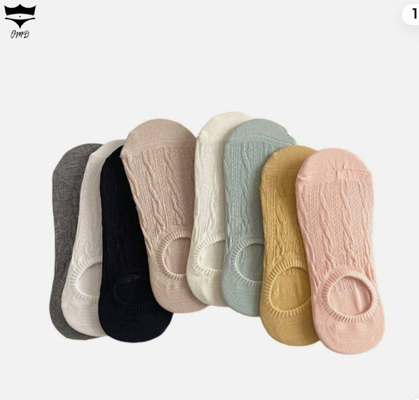 جوراب نخی زنانه کالج‌ رنگی گندمی کد161673🌺بسته 10 تایی