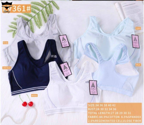 سوتین نیمتنه اسپرت کش دو خط فری سایز کدLV361کد۲۰۲۰۷۰👙 بسته 6 تایی