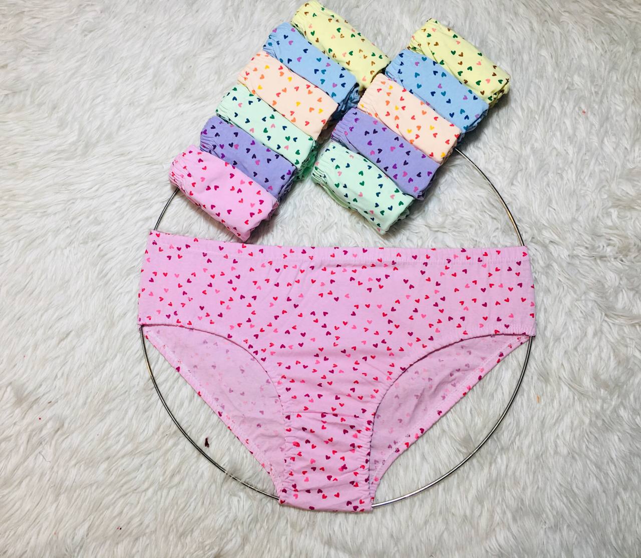 شورت لیفه‌ای زنانه طرح تمام قلبی سایزXL کد۱۰۱۰۳۷🌺جین۱۲تایی