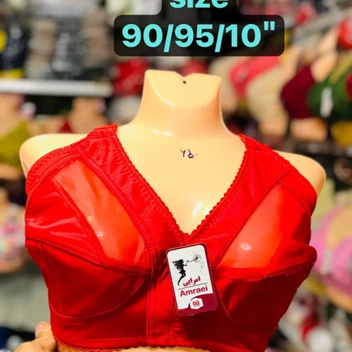 سوتین رستمی کش باریک براق بالا شیشه ای ۹۰تا۱۰۰ تیناکد۲۰۲۳۱۷🌺جین ۱۲تایی