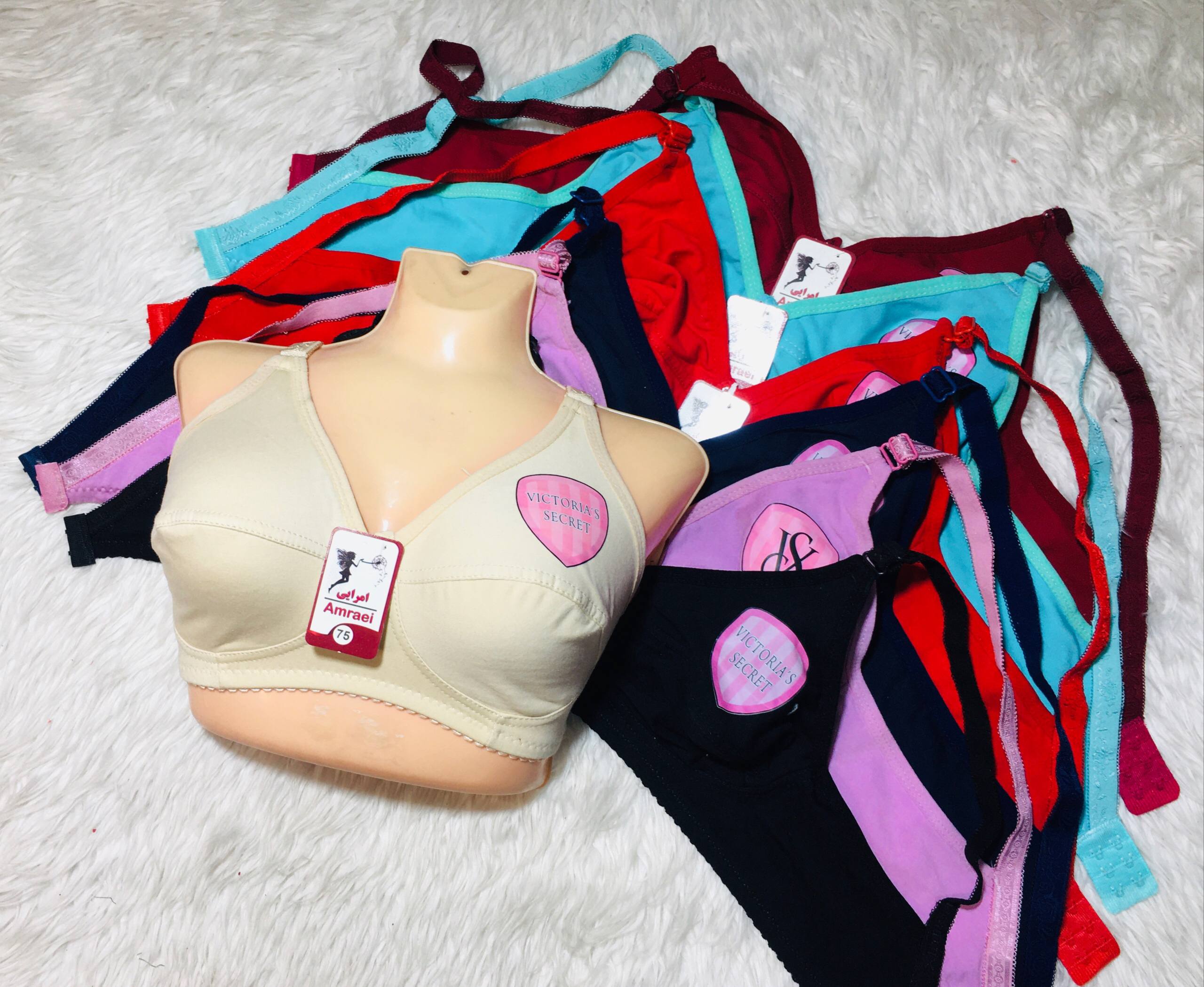 سوتین سوپر نخ اعلاء رستمی ۹۰تا۱۰۰ ویکتوریا کد۲۰۲۵۰۸ 🌺جین ۱۲ تایی